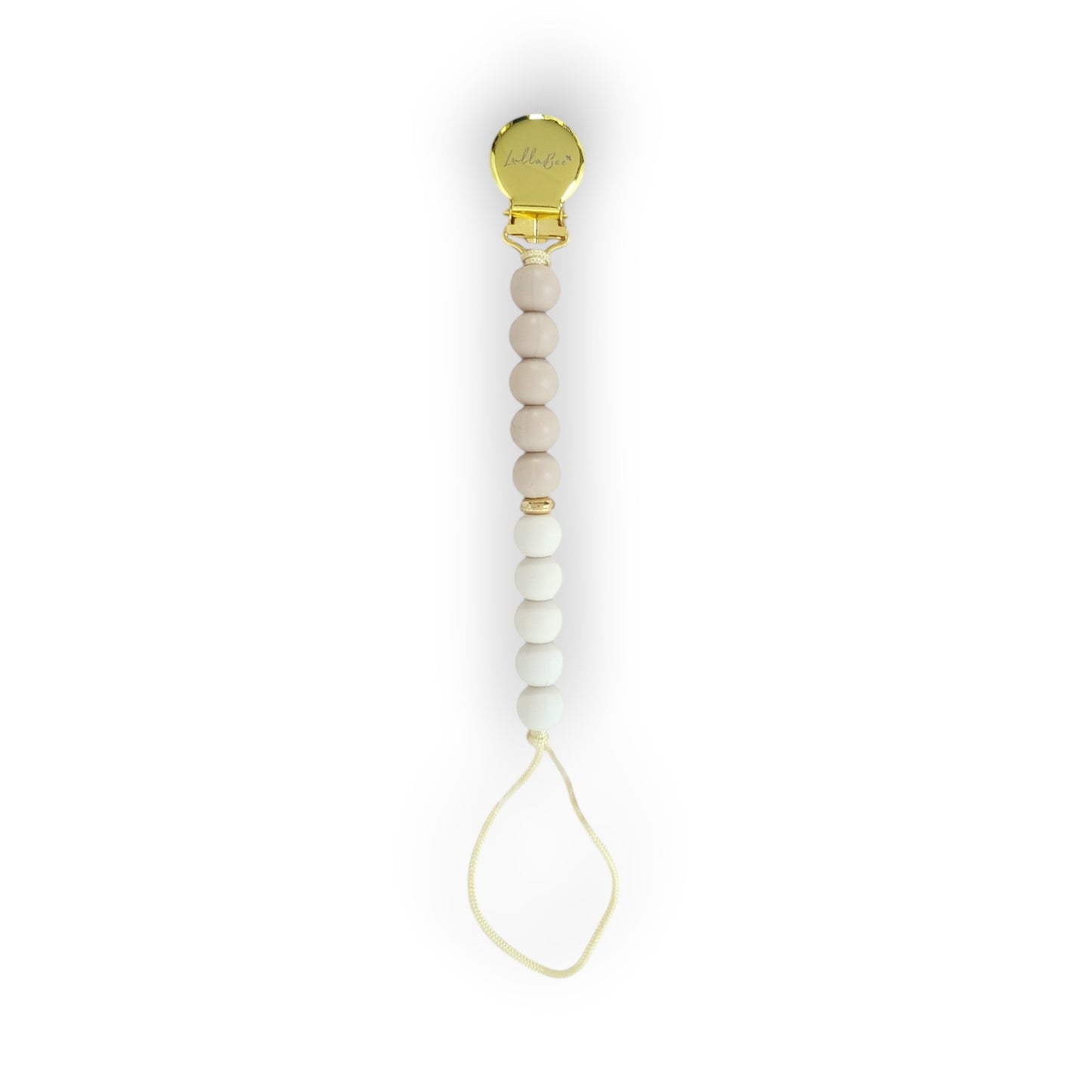 Golden Drop Pacifier Clip