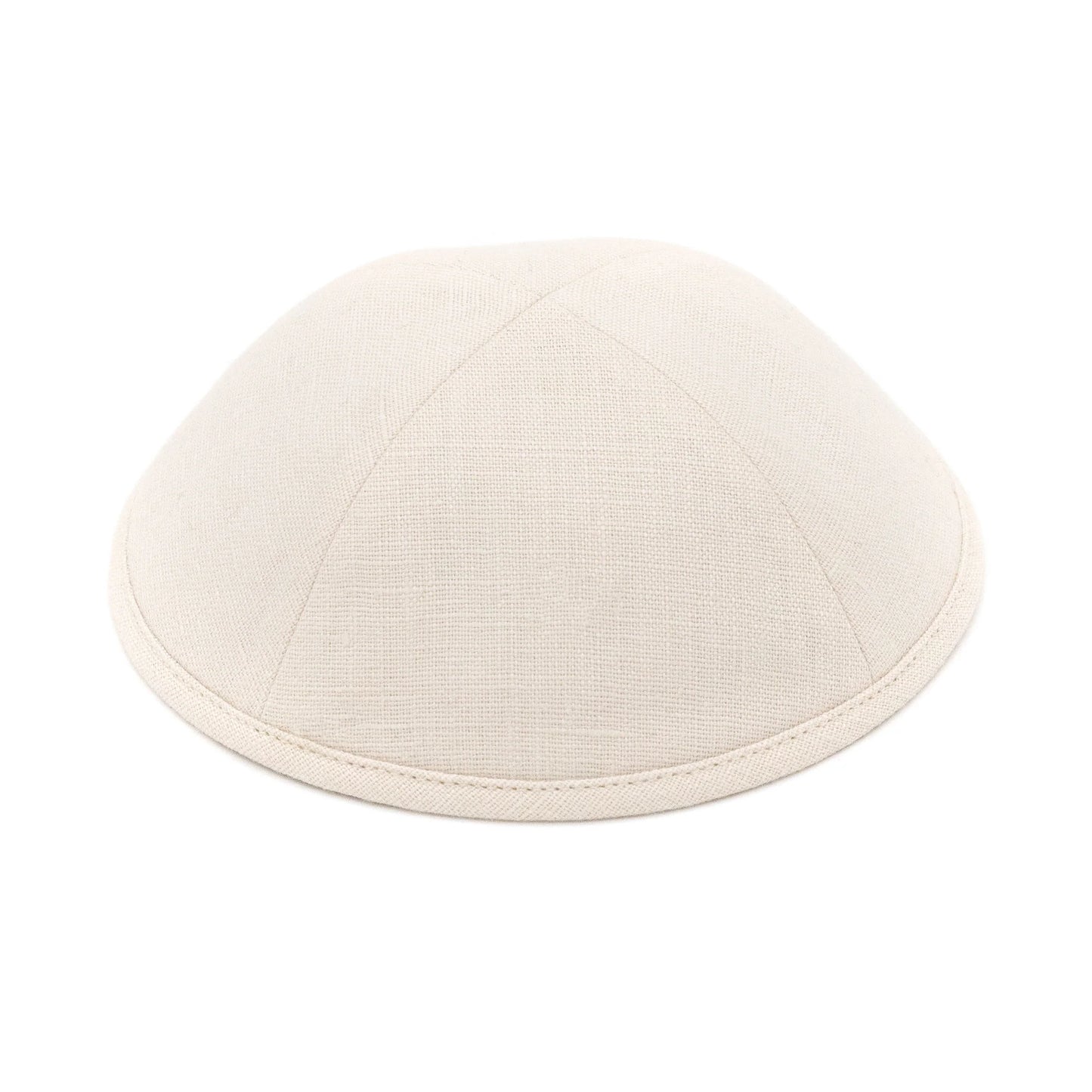 IKIPPAH BEIGE LINEN YARMULKE