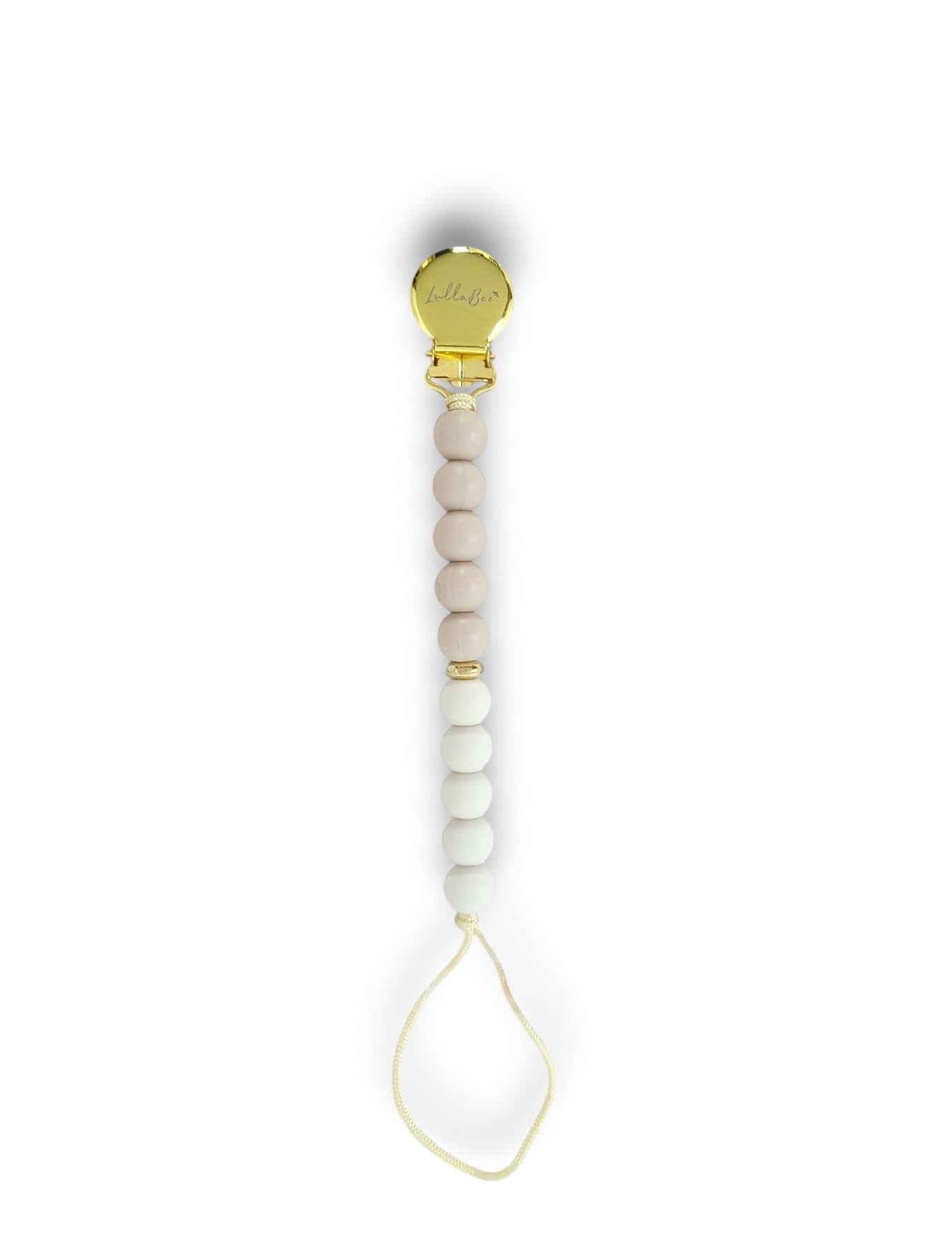 Golden Drop Pacifier Clip