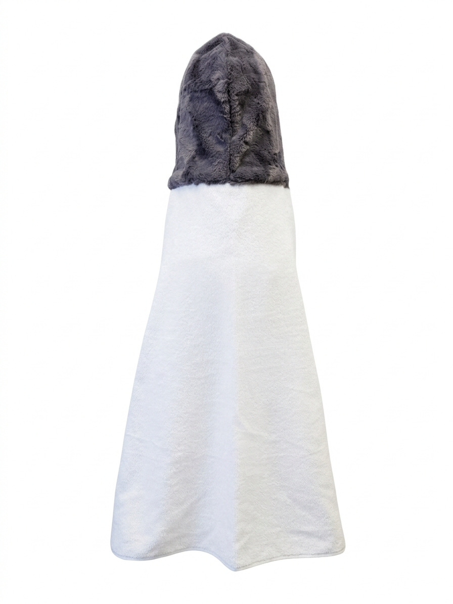 Lullabee Charcoal XL Baby Hooded Towel