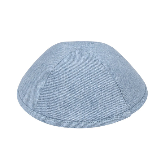 IKIPPAH YARMULKE EN DENIM BLEU CLAIR
