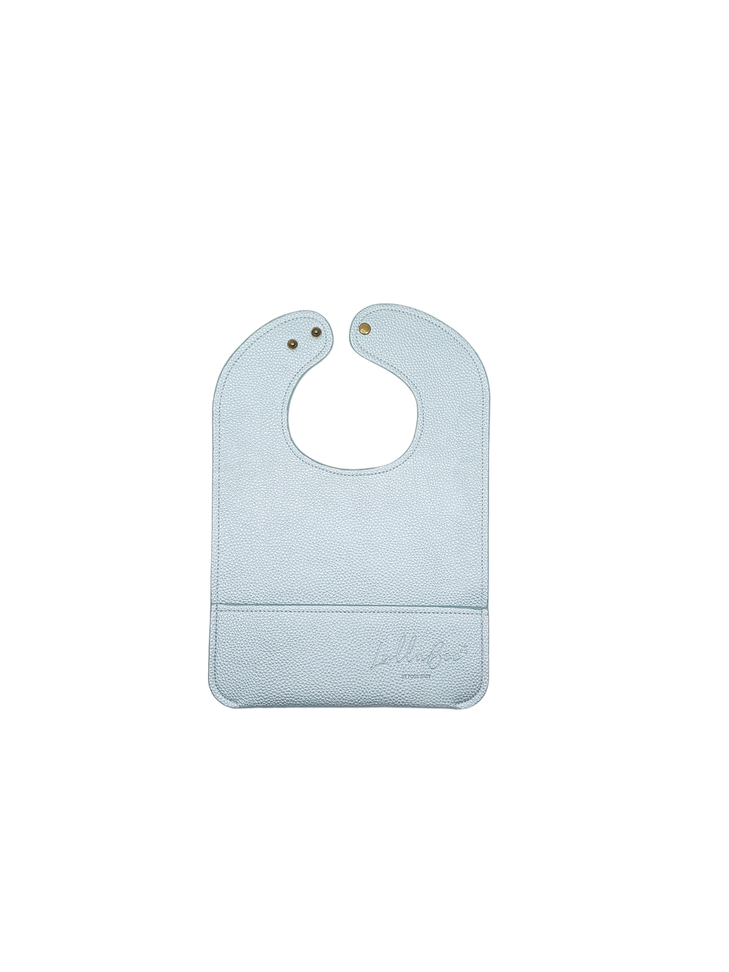 Lullabee Faux Leather Personalized Bibs in Assorted Colors