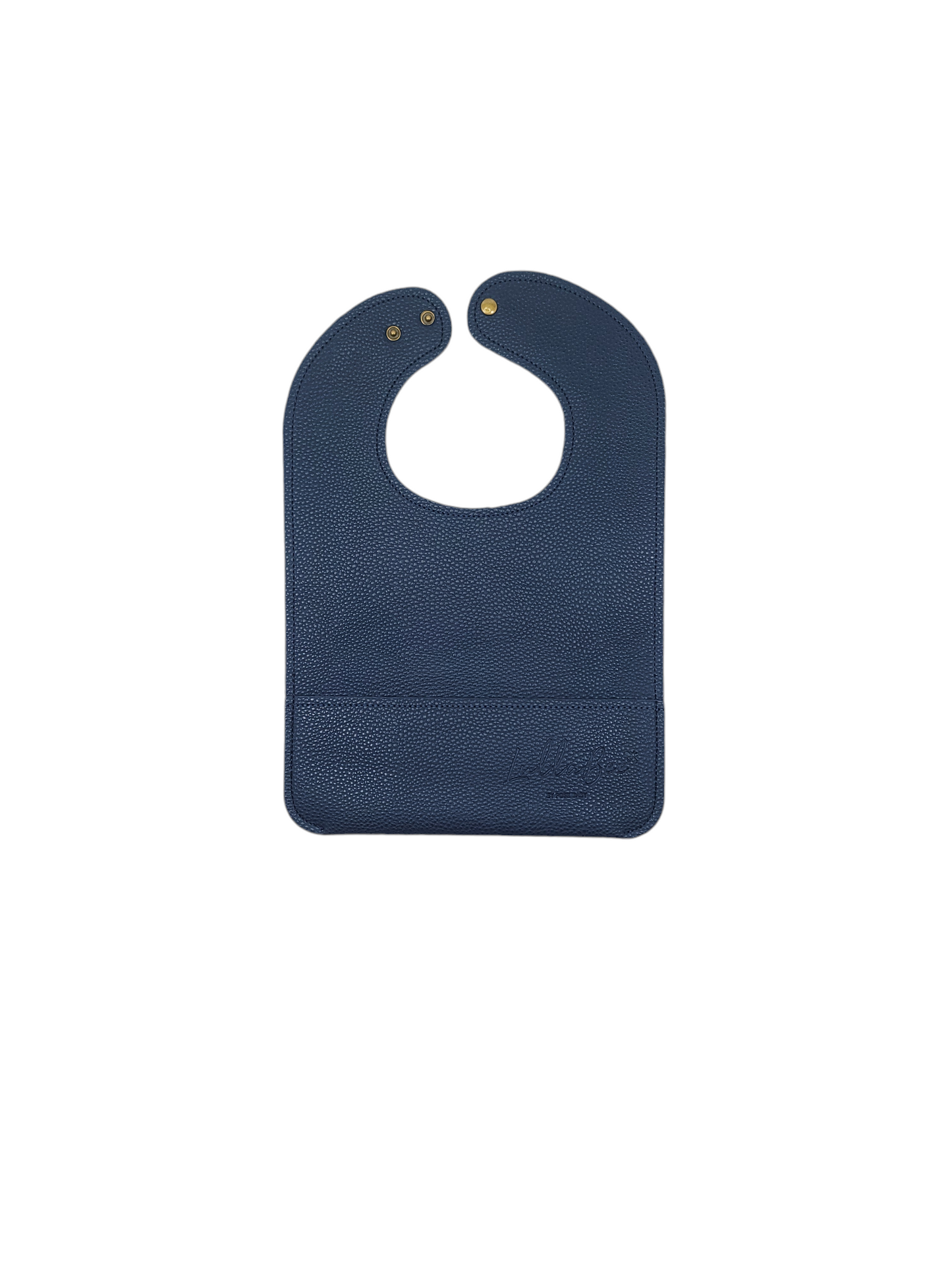 Lullabee Faux Leather Personalized Bibs in Assorted Colors