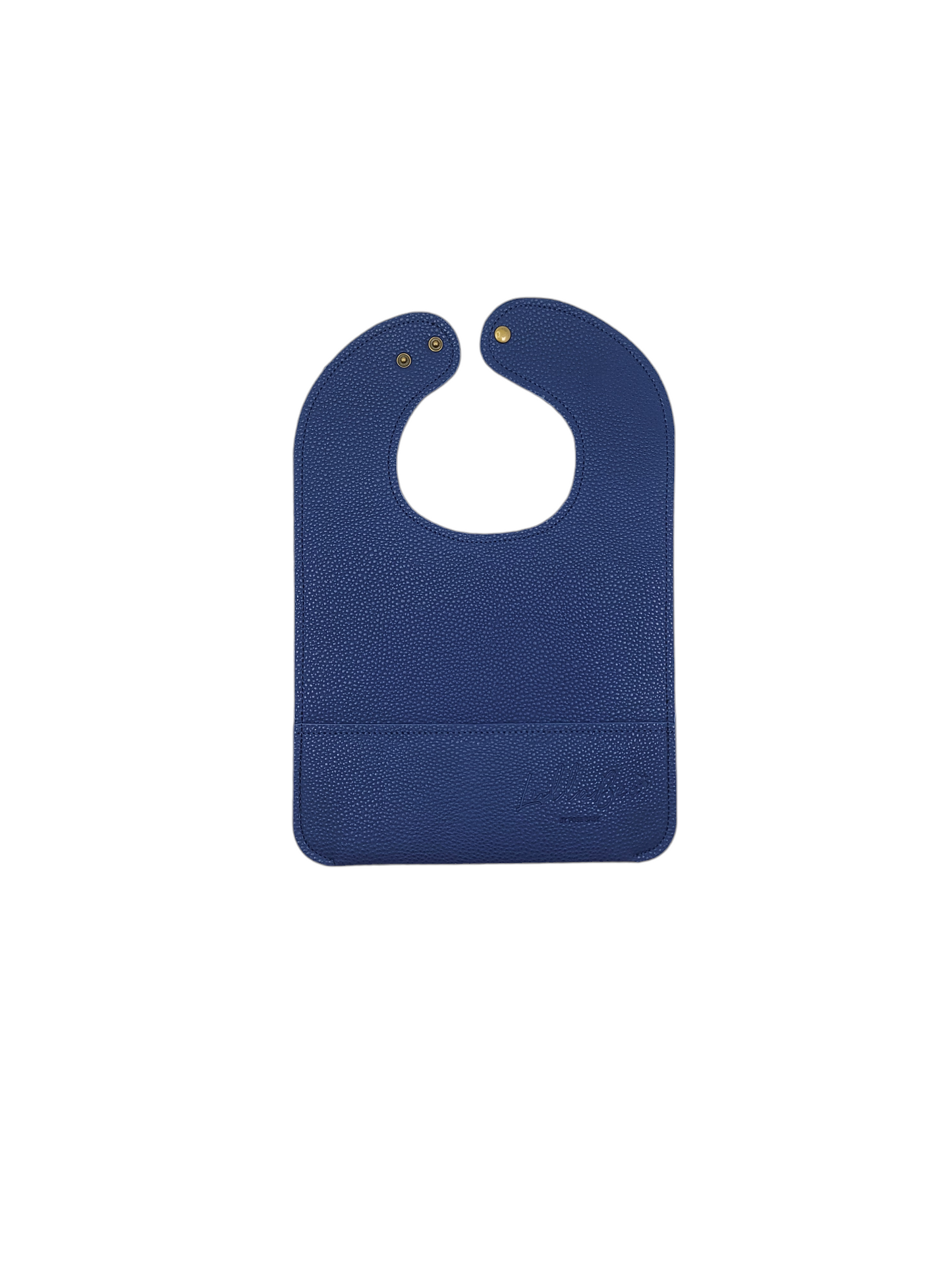 Lullabee Faux Leather Personalized Bibs in Assorted Colors
