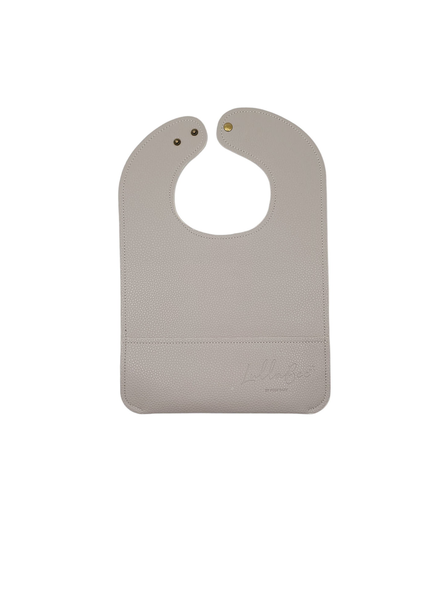 Lullabee Faux Leather Personalized Bibs in Assorted Colors