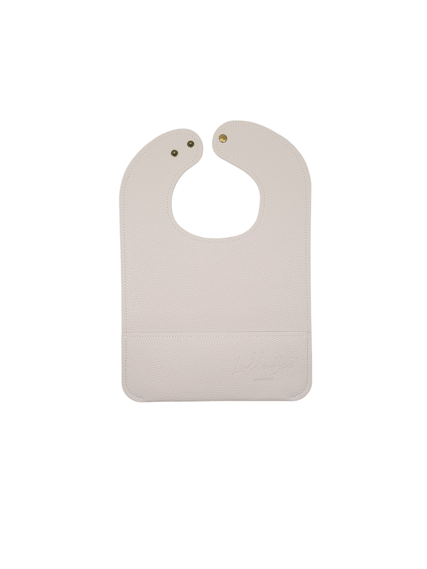 Lullabee Faux Leather Personalized Bibs in Assorted Colors