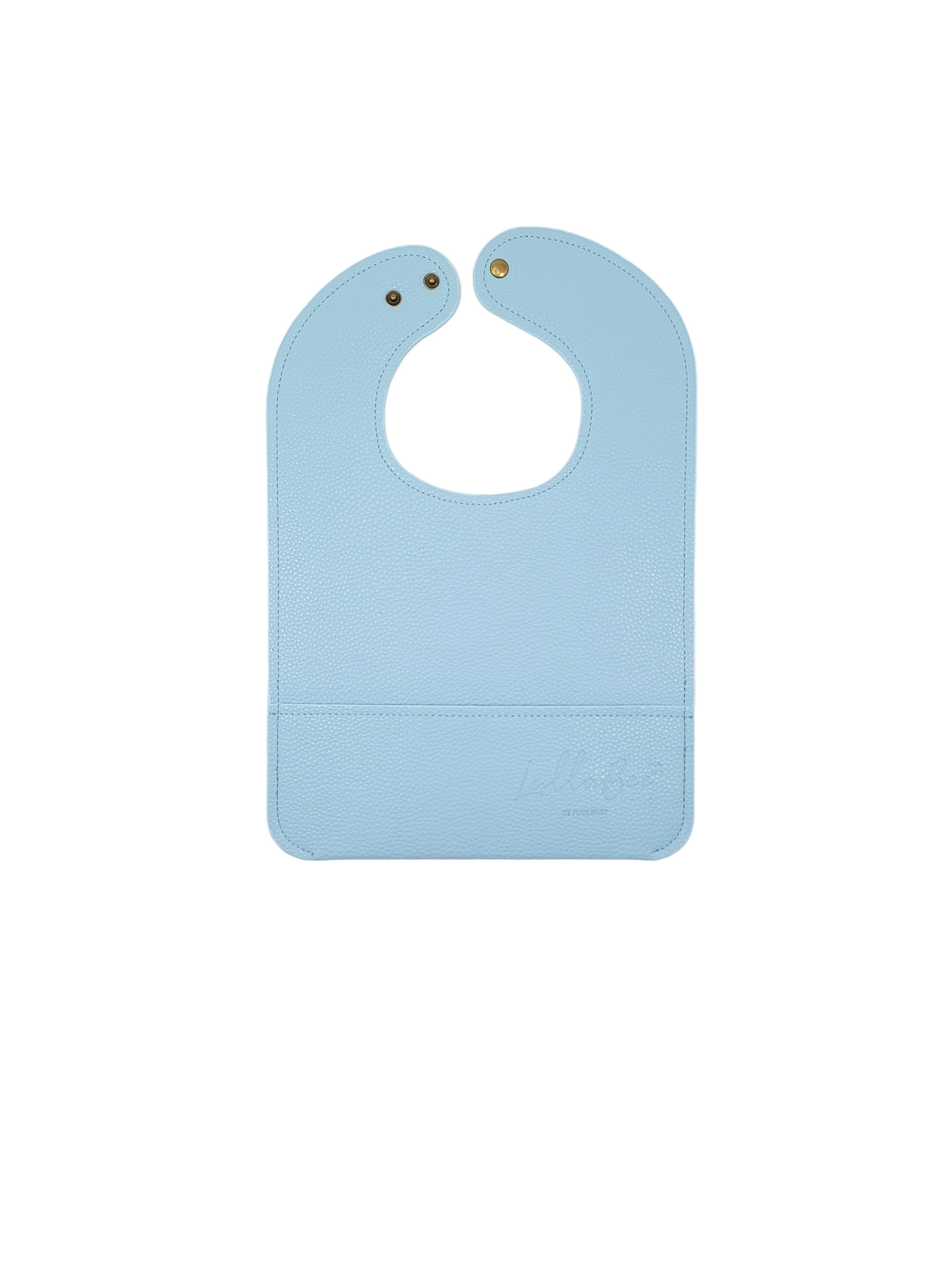 Lullabee Faux Leather Personalized Bibs in Assorted Colors