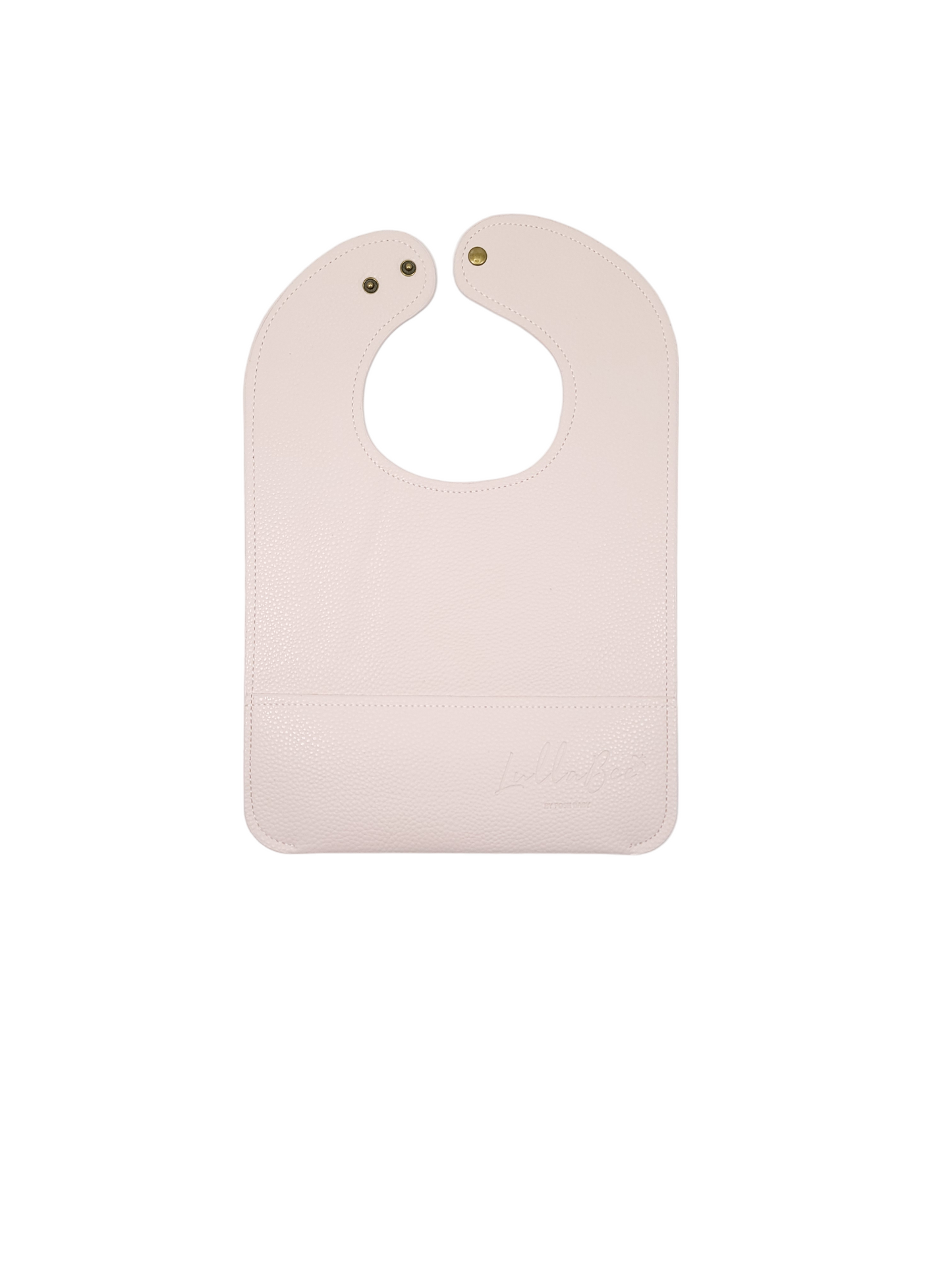 Lullabee Faux Leather Personalized Bibs in Assorted Colors