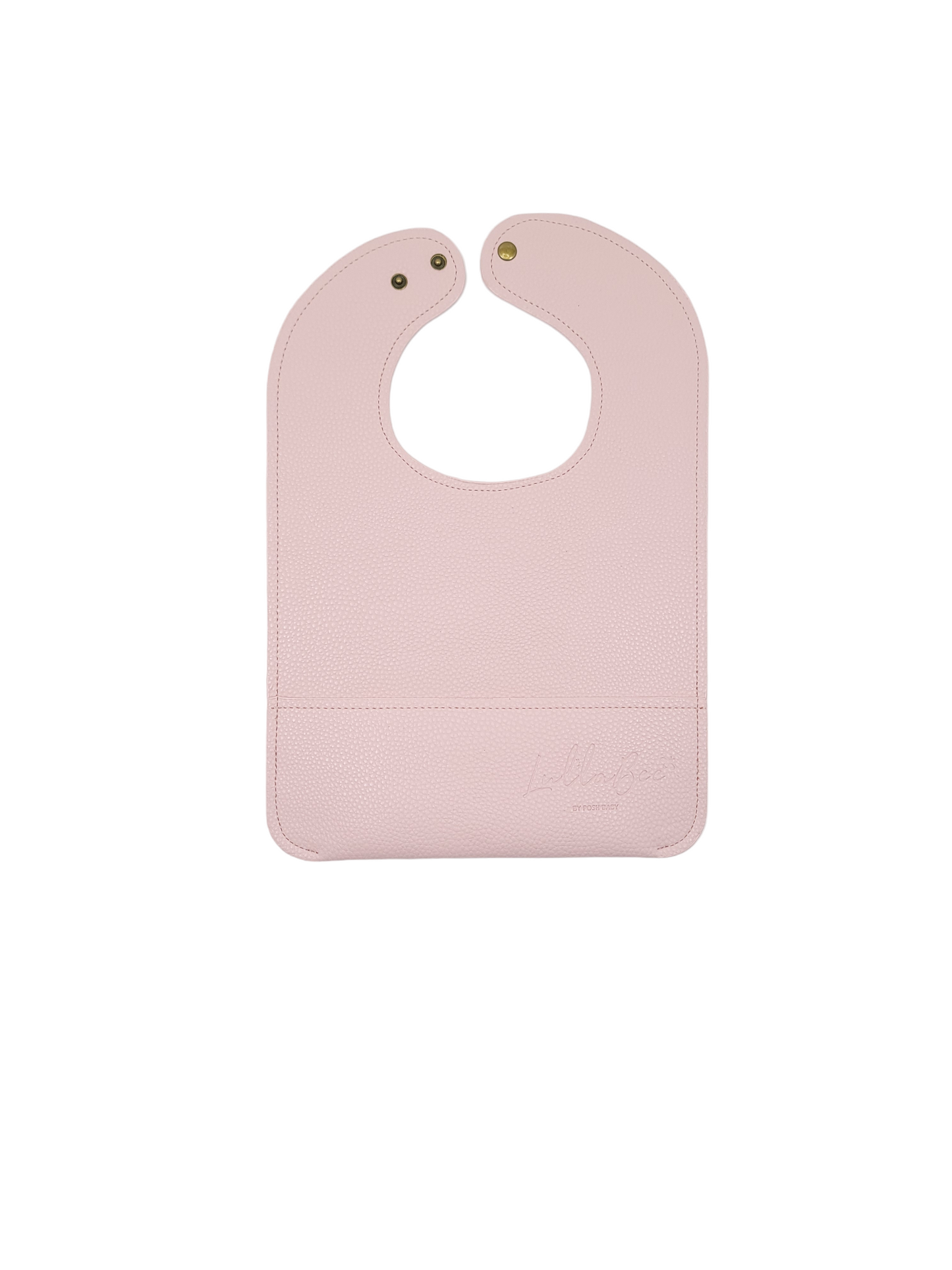 Lullabee Faux Leather Personalized Bibs in Assorted Colors