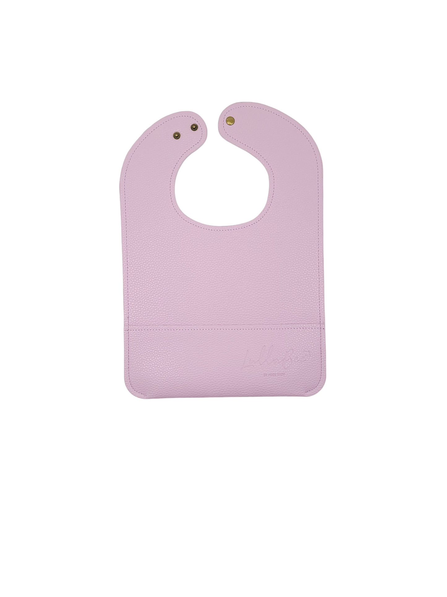 Lullabee Faux Leather Personalized Bibs in Assorted Colors