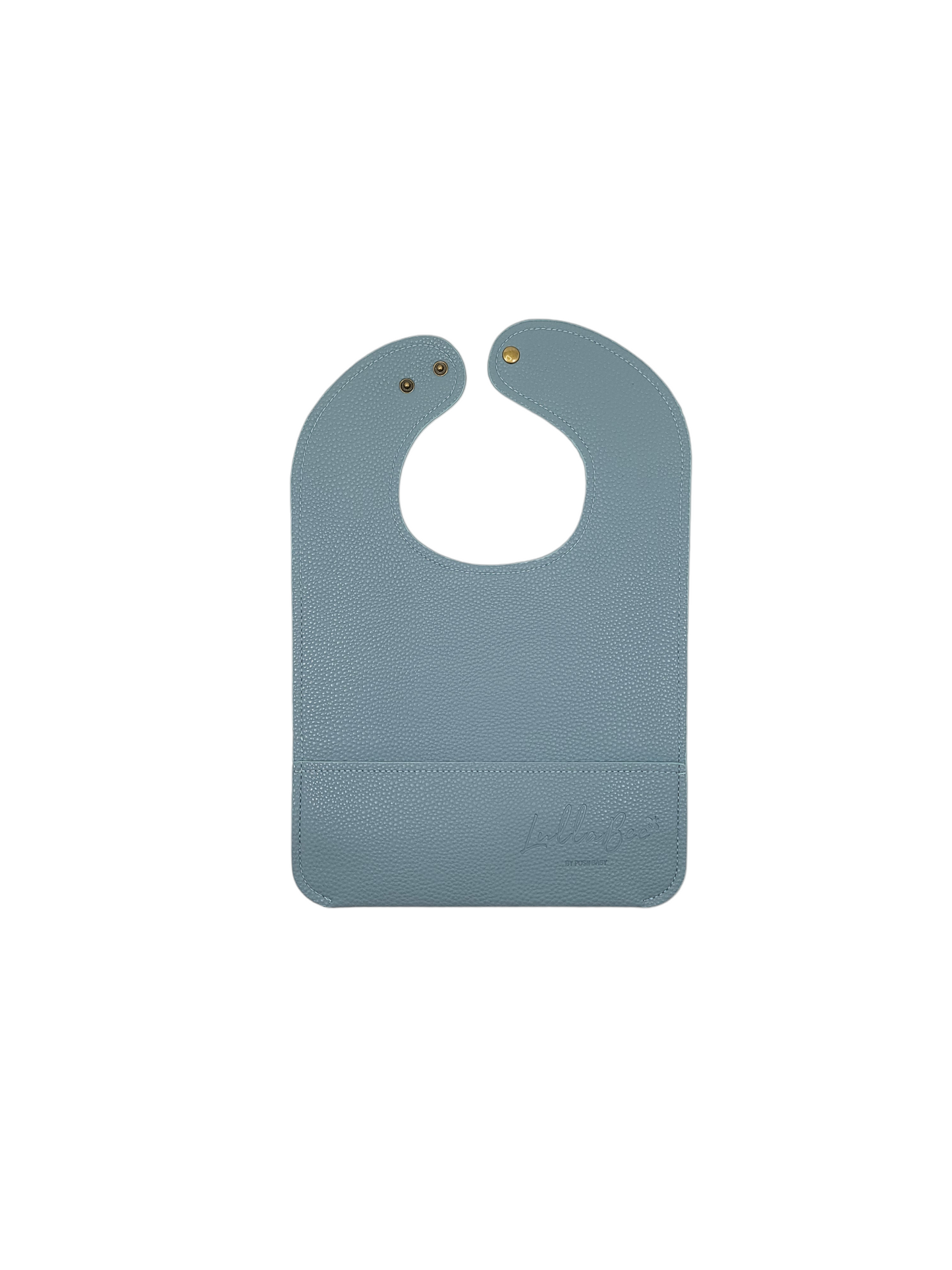 Lullabee Faux Leather Personalized Bibs in Assorted Colors
