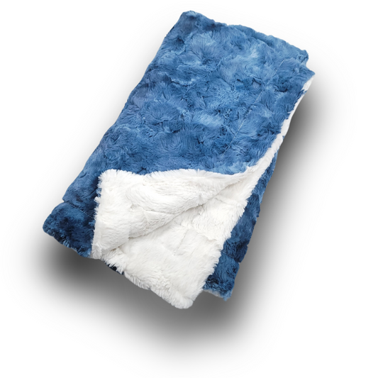 Lullabee Galaxy Sapphire Minky Blanket