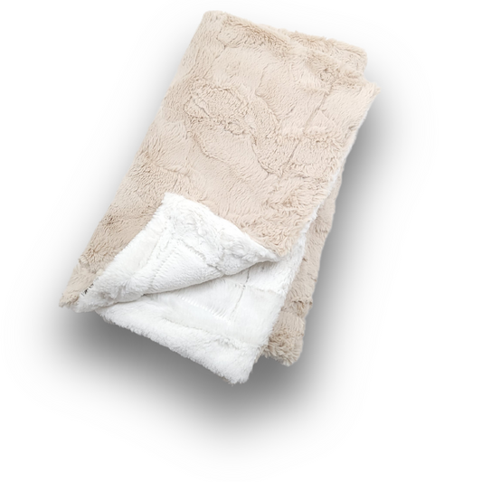 Lullabee Camel Cream Minky Blanket