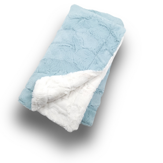 Lullabee Mint Cream Minky Blanket