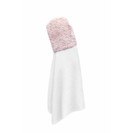 Lullabee Pink Paloma XL Baby Hooded Towel