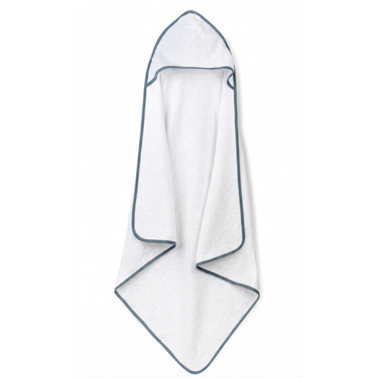 Lullabee XL Ocean Blue Baby Hooded Towel With Wash Mitt
