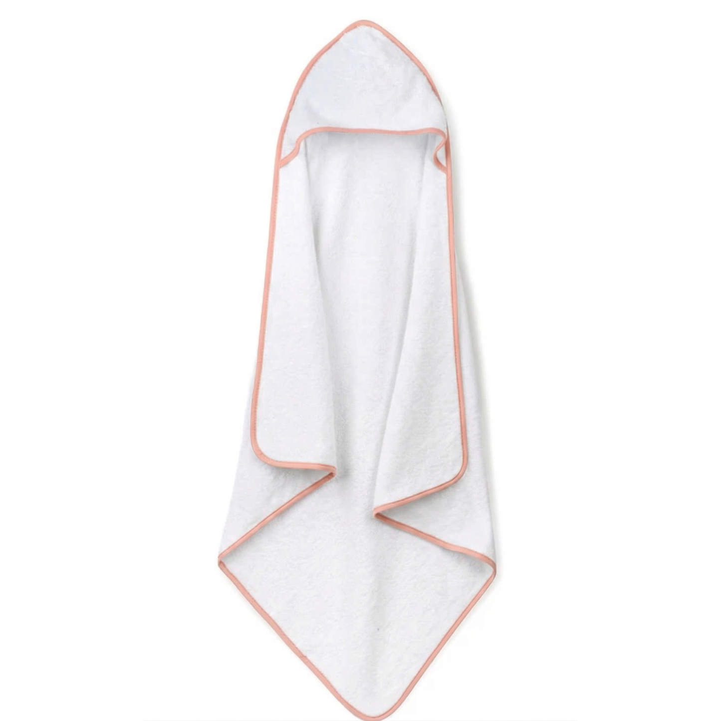 Lullabee XL Peach Pink Baby Hooded Towel With Wash Mitt