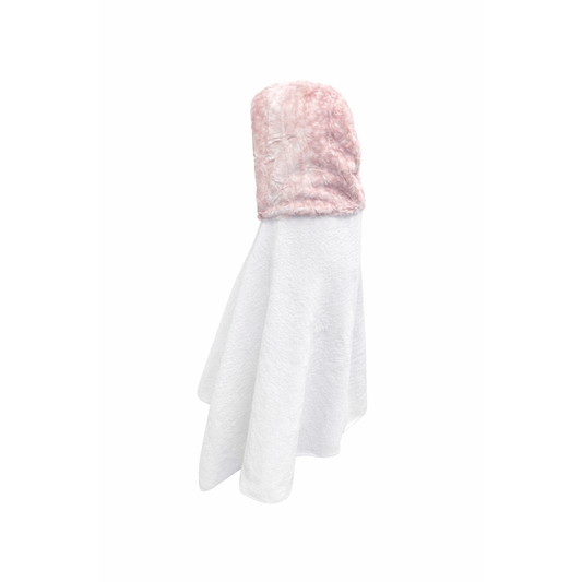 Lullabee Pink Fawn XL Baby Hooded Towel