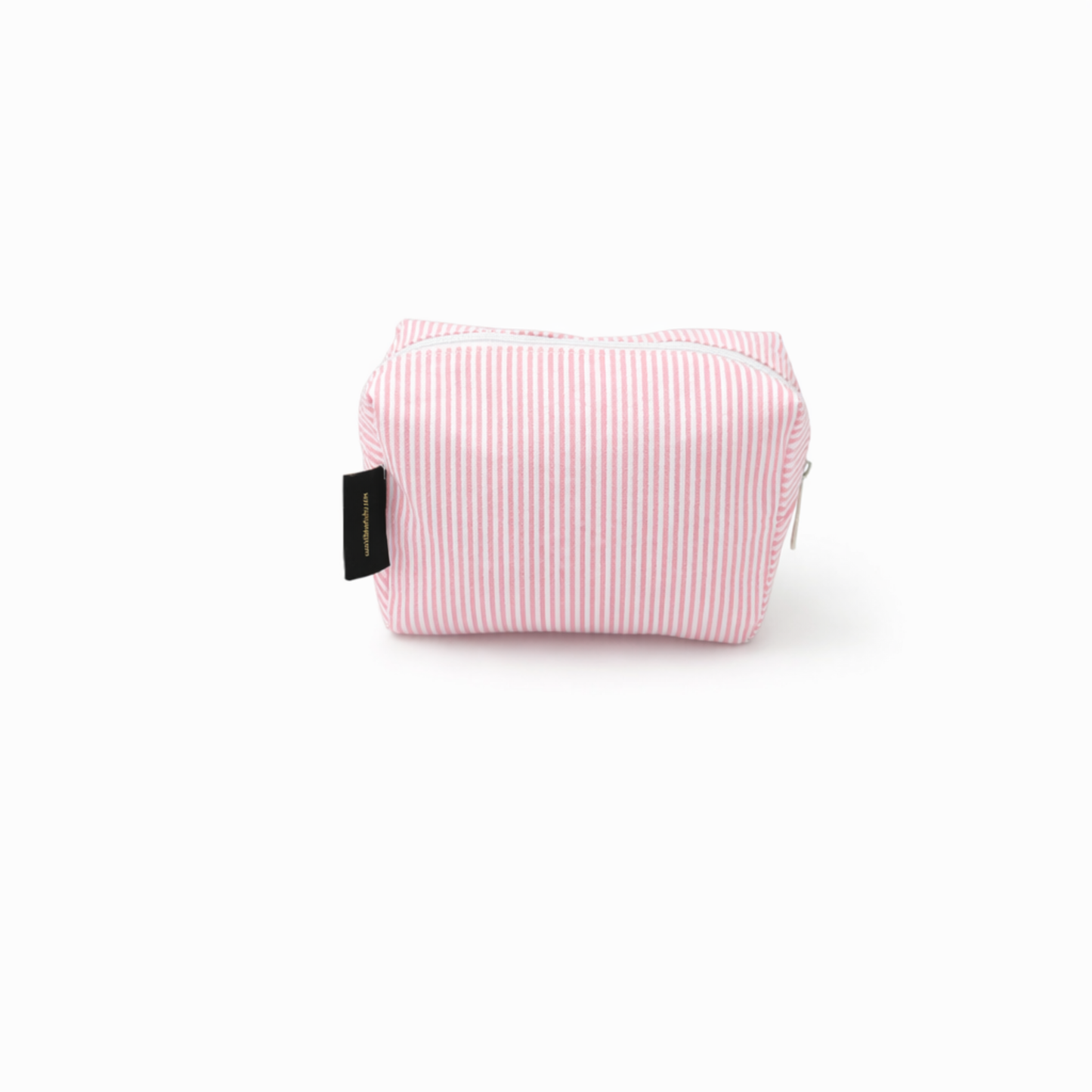 Lullabee Large Pink Seersucker Backpack - Free Pouch
