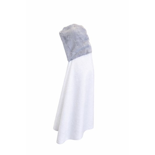 Lullabee Silver XL Baby Hooded Towel