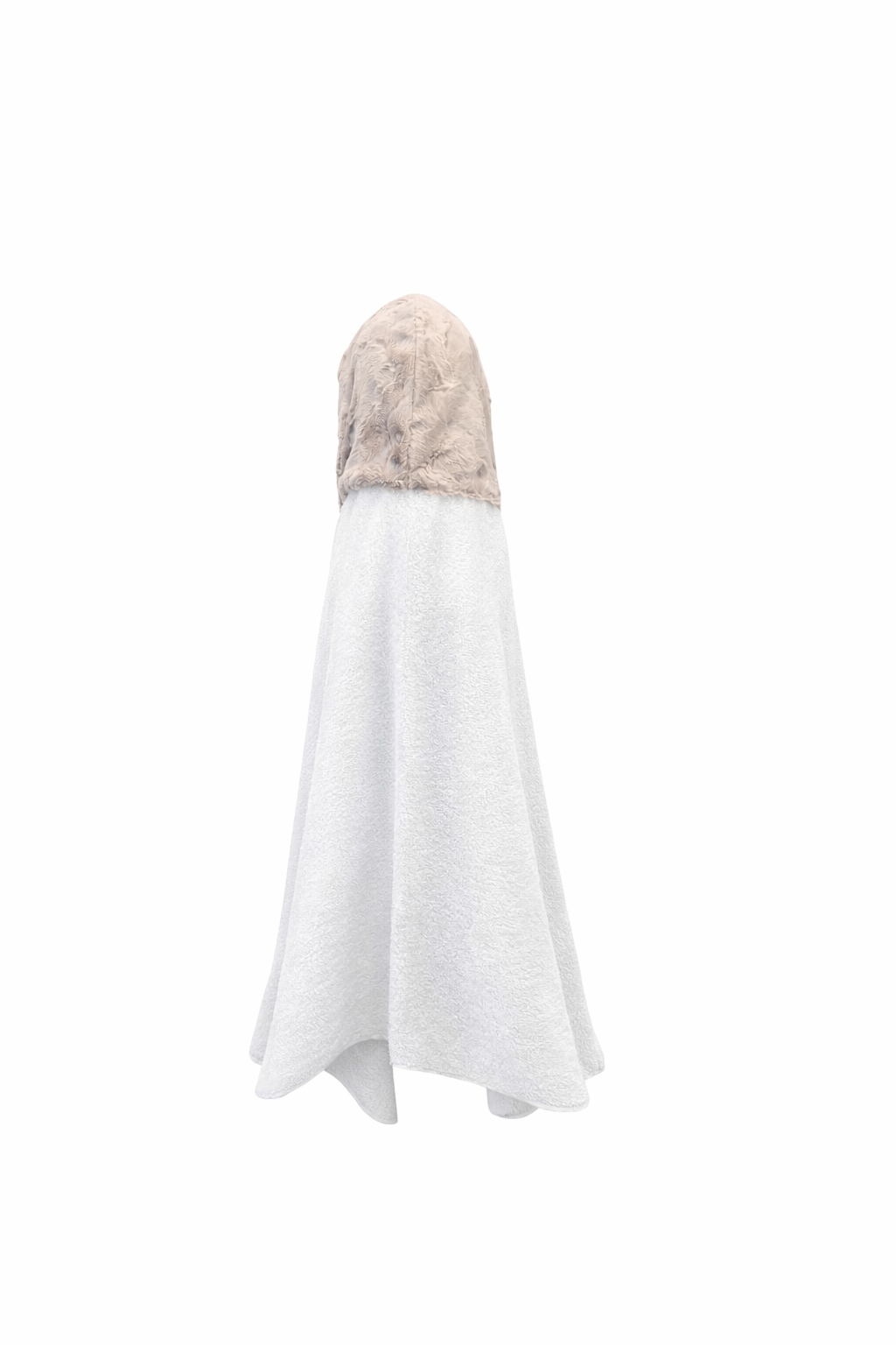 Lullabee Taupe XL Baby Hooded Towel