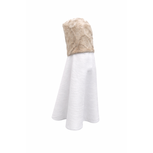 Lullabee Taupe XL Baby Hooded Towel